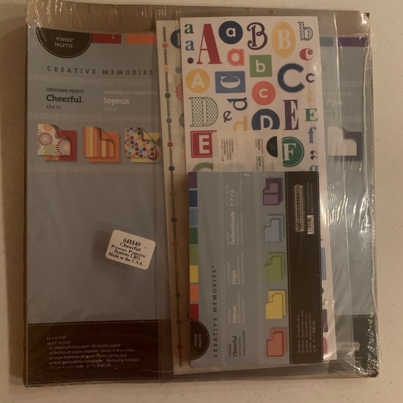 Creative Memories Other - Creative Memories Cheerful Power Palette